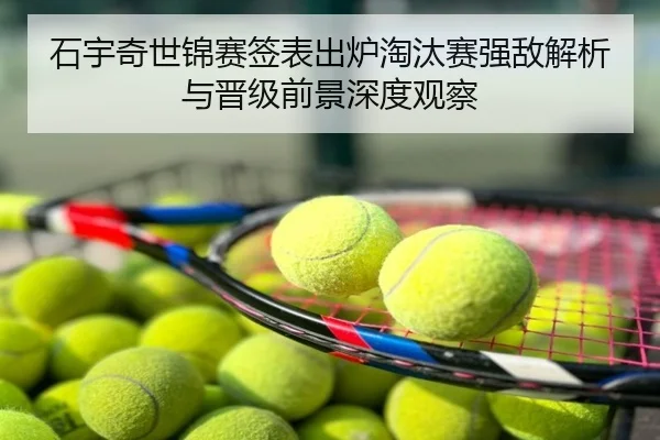 石宇奇世锦赛签表出炉淘汰赛强敌解析与晋级前景深度观察